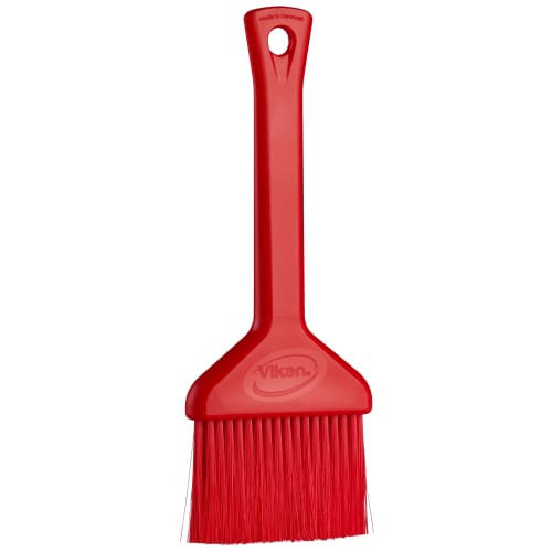 Pinceau fibres souples alimentaire PLP 7cm rouge Vikan photo du produit front L