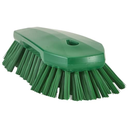 Brosse papillon fibres dures alimentaire PLP 24cm vert Vikan photo du produit front L