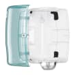 Distributeur d'essuyage dévidage central Tork W2 turquoise/blanc photo du produit side S