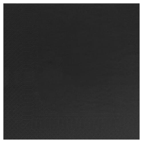 Serviette papier 2 plis Manufacture de l'Éphémère 39 x 39 cm ébène photo du produit front L