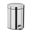 Poubelle métal à pédale 5L inox photo du produit