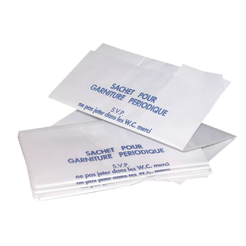 Sachets papier hygiène périodique Tapiero photo du produit front L