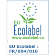 Essuie-mains plié blanc 21,5 x 35 cm Ecolabel Paredes photo du produit Back View S