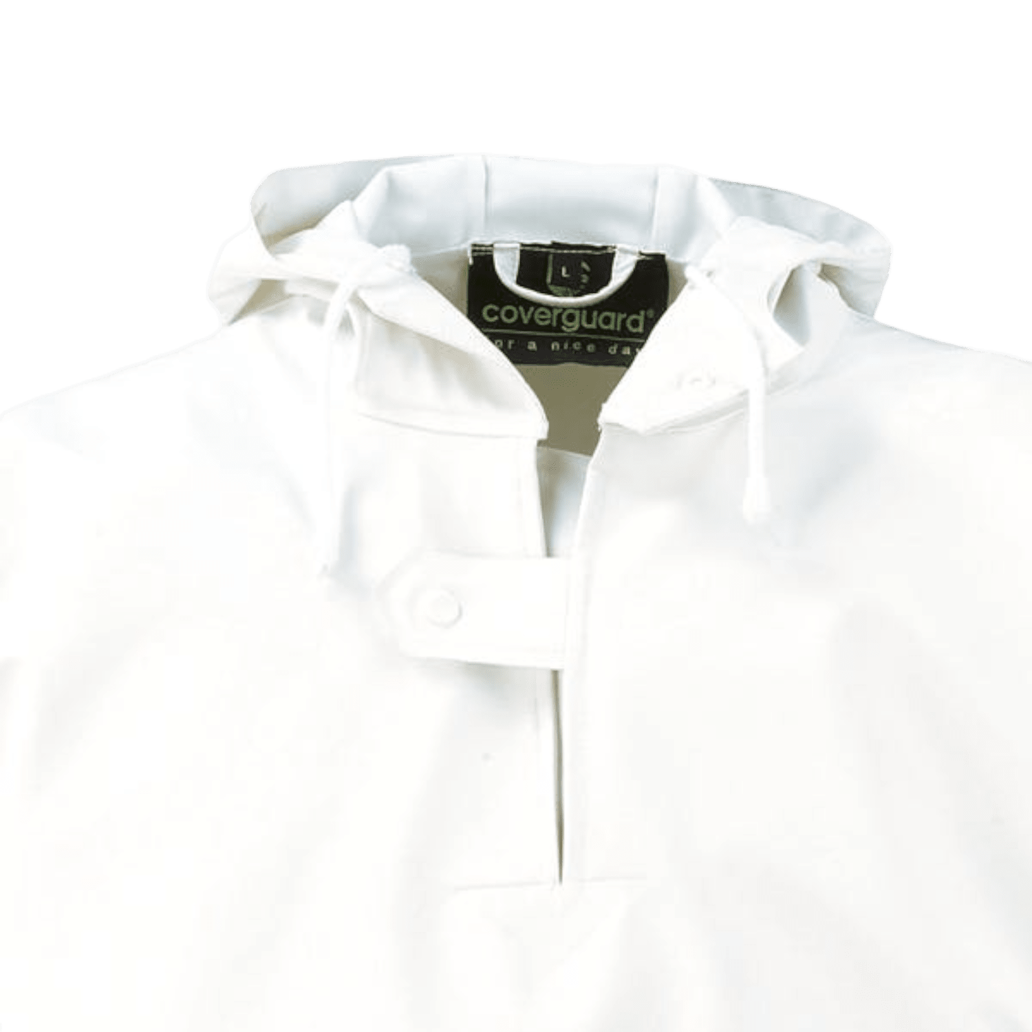 Veste Lorient polyester/polyuréthane imperméable Coverguard blanc taille XXL photo du produit Back View ZOOM