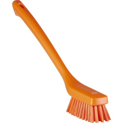 Brosse fibres dures alimentaire PLP 42cm orange Vikan photo du produit front L