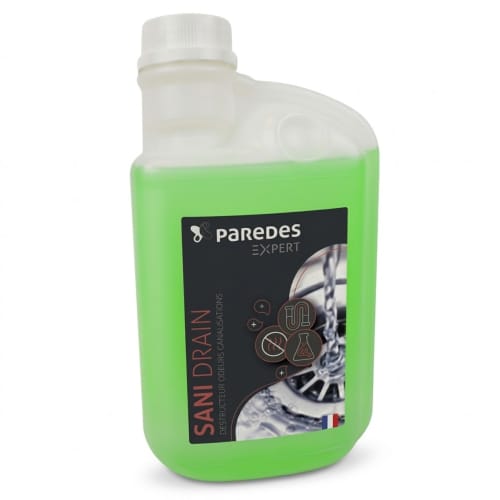 Déstructeur odeurs canalisations Paredes Expert SANI DRAIN flacon doseur de 1L photo du produit front L