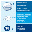 Distributeur de papier toilette rouleaux mini géant Smartone à dévidage central blanc Tork photo du produit side S