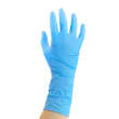 Gant de protection chimique nitrile 8MILL bleu non poudré taille S PROP photo du produit
