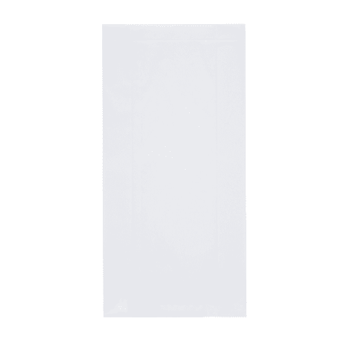 Sac papier kraft multi-usages MB Pack avec soufflet blanc 170 x 350 mm photo du produit front L