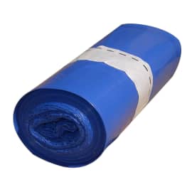 Sac plastique 30L bleu NF
