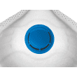 Masque de protection anti-poussières Martcare M32 FFP3 JSP forme coque avec valve photo du produit back S