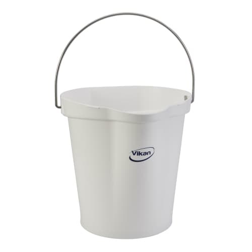 Seau gradué alimentaire PLP 12L blanc Vikan photo du produit front L