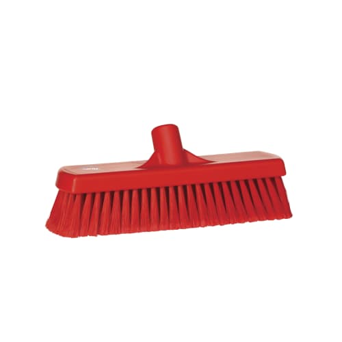 Balai fleuré fibres souples alimentaire PLP 30cm rouge Vikan photo du produit front L