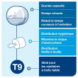 Tork smartone mini distributeur papier hygiénique rouleau noir Tork photo du produit back S