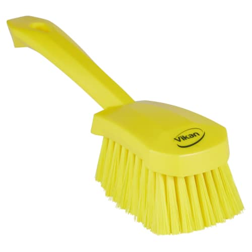 Brosse à main fibres souples PLP 27cm jaune Vikan photo du produit front L