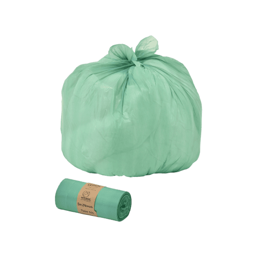 Sac poubelle Tulipe PE BD 50L vert 20µm Sphere photo du produit front L