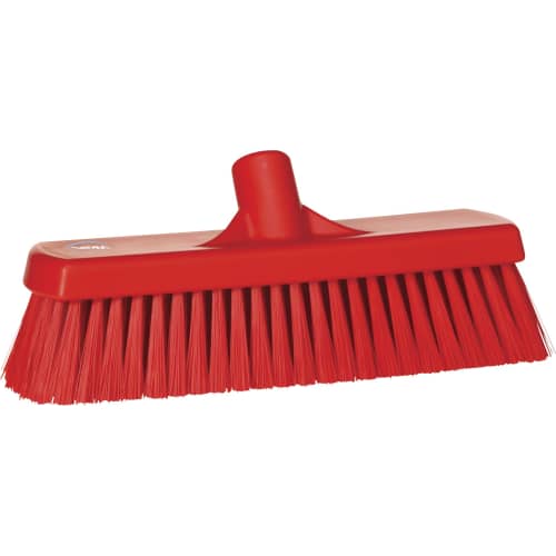 Balai fibres médium alimentaire PLP 30cm rouge Vikan photo du produit front L