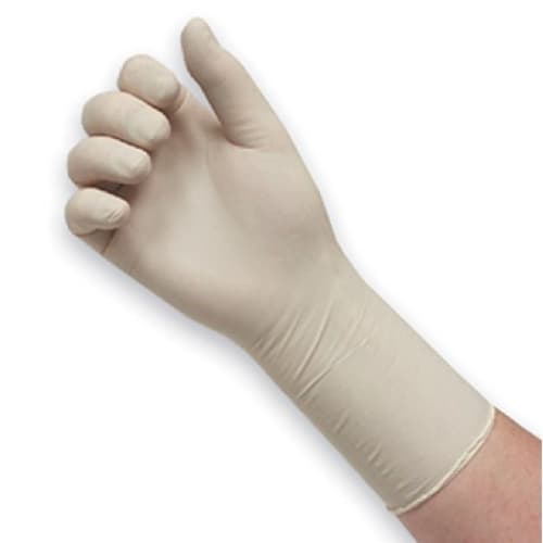 Gant de protection chimique nitrile blanc non poudré 30cm taille L Honeywell photo du produit front L