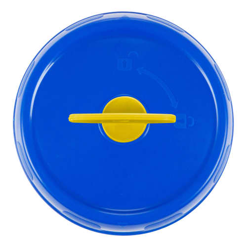 Bouchon bleu à clé grise Filmop photo du produit front L