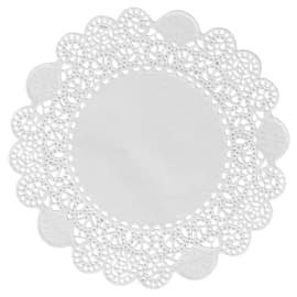 Set de table papier rond Manufacture de l'Éphémère Ø12cm blanc