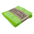 Lavette microfibre Tampel verte 38x38cm photo du produit