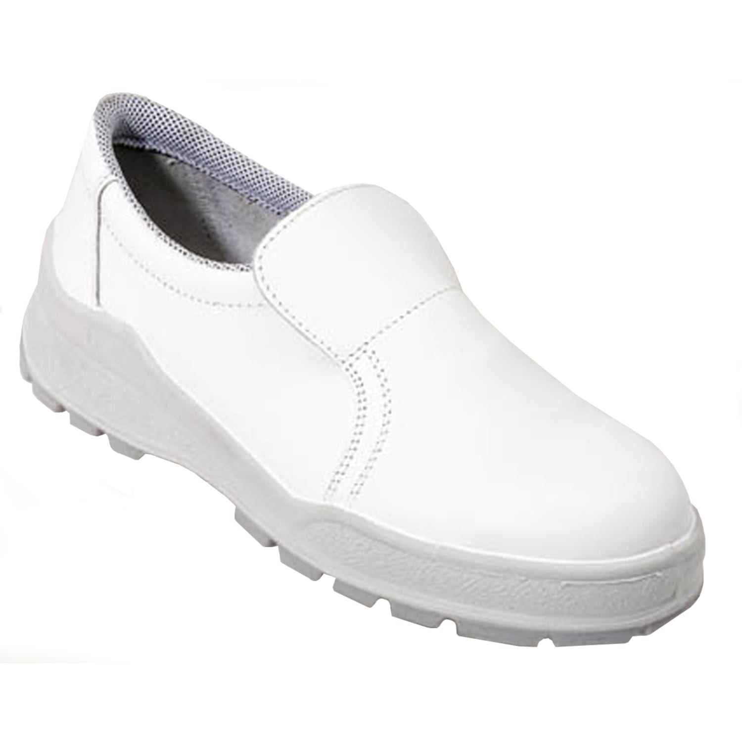 Mocassin de sécurité Banquise S2 SRA cuir blanc pointure 43 photo du produit