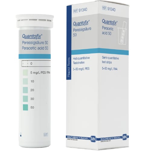 Bandelette d'analyse acide péracétique 50 Quantofix photo du produit front L