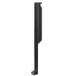 Cendrier sur pied 250 x 100 x 960 mm gris Rossignol photo du produit side S