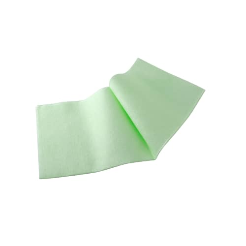 Essuyage microfibre non tissé NT67 vert 25 x 33 cm Decitex photo du produit front L