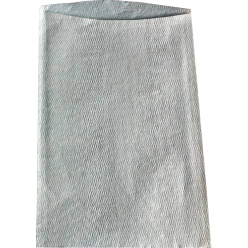 Gant de toilette non-tissé plastifié bleu 23 x 15 cm Heavy ouverture décalée photo du produit front L