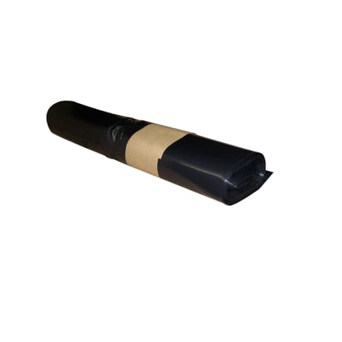 Sac plastique PE BD 50L noir 55µm sans lien photo du produit front L