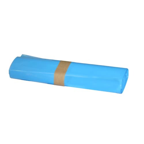 Sac plastique PE BD 110L bleu 40µm photo du produit front L