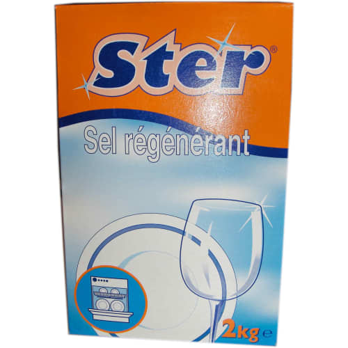Sel régénérant pour lave-vaisselles Ster boite de 2kg photo du produit front L