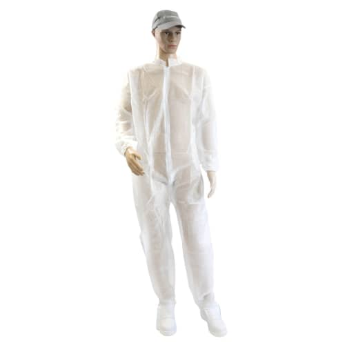 Combinaison de travail Paredes PLP 50g/m² blanc taille S photo du produit front L