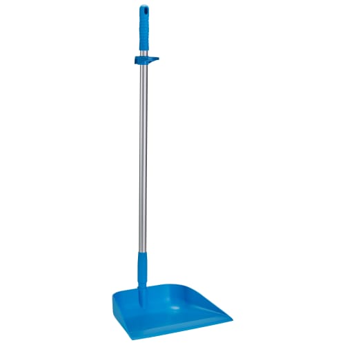 Pelle poussière à manche vertical alimentaire PLP aluminium bleu Vikan photo du produit front L