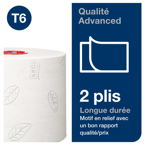 Papier toilette rouleau recyclé TORK 100m Ecolabel - PAREDES