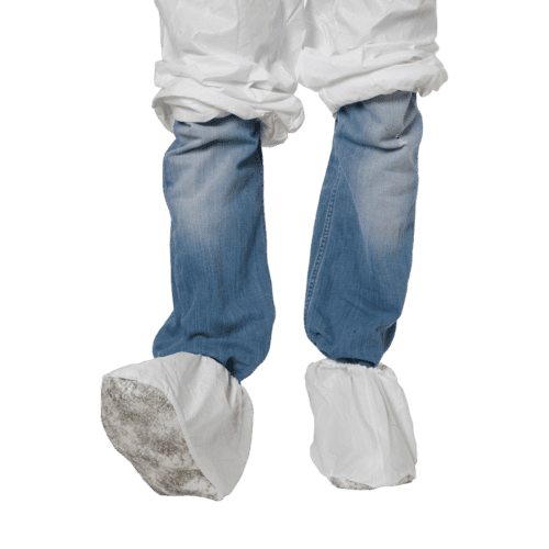 Surchaussure de protection Sprayguard Indutex semelle antidérapante blanc 31cm photo du produit front L