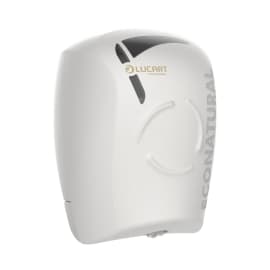 Distributeur de papier toilette à dévidage central L1 blanc EcoNatural Flow Lucart