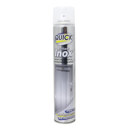 Brillant inox Quick aérosol de 500ml photo du produit front L