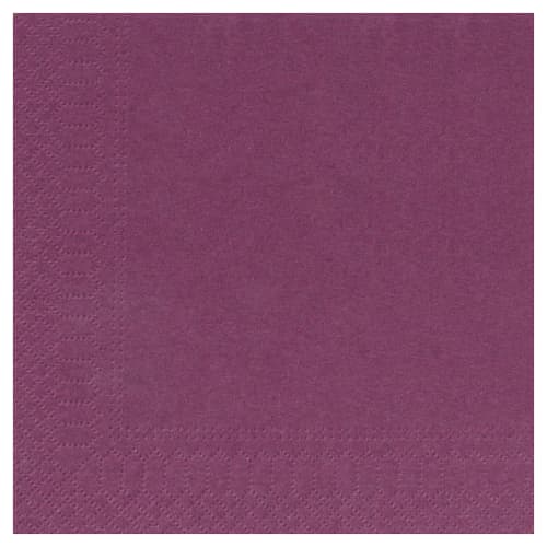 Serviette papier 2 plis Manufacture de l'Éphémère 20 x 20 cm aubergine photo du produit front L