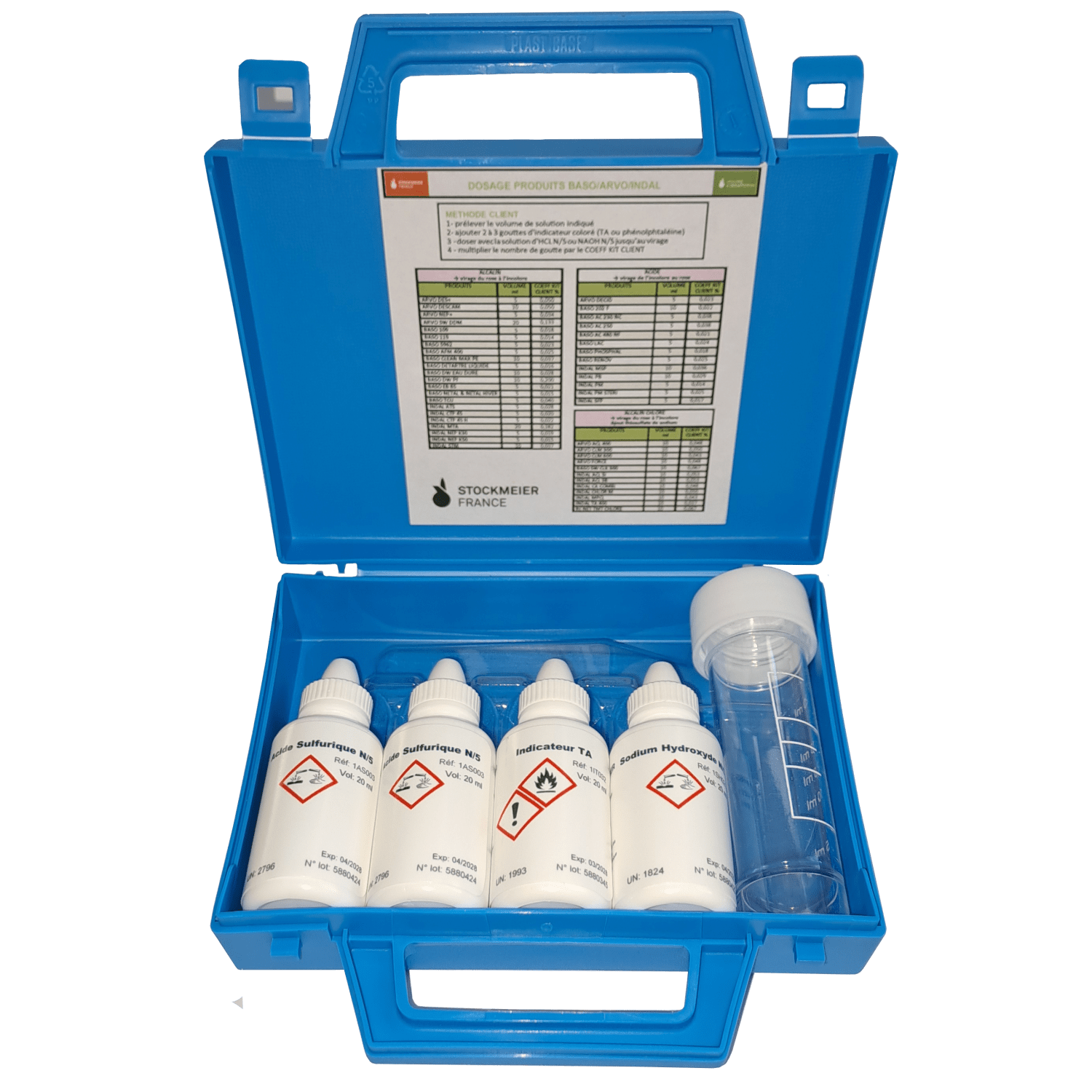 Kit dosage pour produits acides et alcalins Stockmeier photo du produit