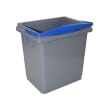 Seau PLP 4L gris anse bleue Filmop photo du produit