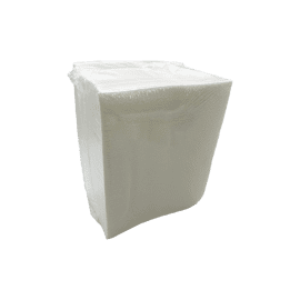 Carré d'essuyage Airlaid Paredes 50g/m² gaufré blanc 29 x 38 cm