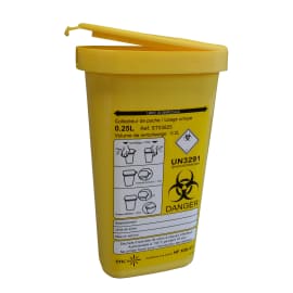 Collecteur boîte à aiguilles DASRI 0,25L NF X Stil Eco