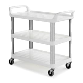 Chariot de service Silver 3 plateaux blanc Filmop