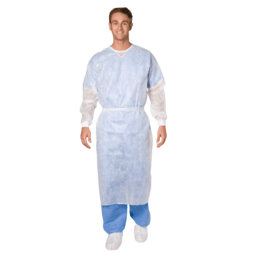 Blouse de soins PLP 40g/m² blanc longueur 133 cm Indutex photo du produit front L