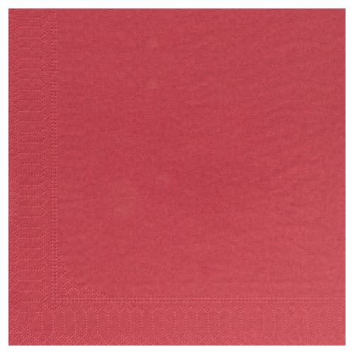 Serviette papier 2 plis Manufacture de l'Éphémère 39 x 39 cm bordeaux photo du produit front L
