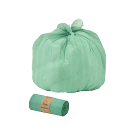 Sac poubelle Tulipe PE BD 100L vert 28µm Sphere