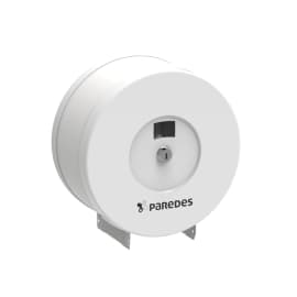 Distributeur de papier toilette blanc pour rouleaux géant Paredes