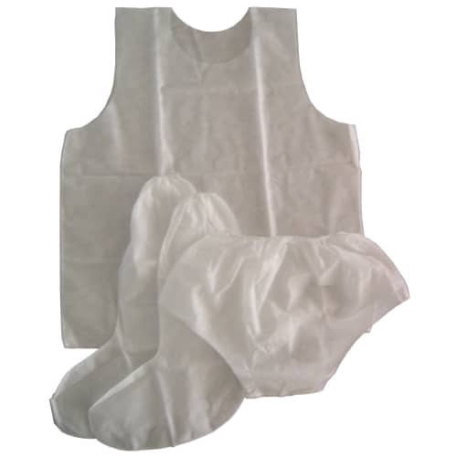 Set intime à usage unique Poligard Indutex PLP 30g/m² blanc taille XL photo du produit front L
